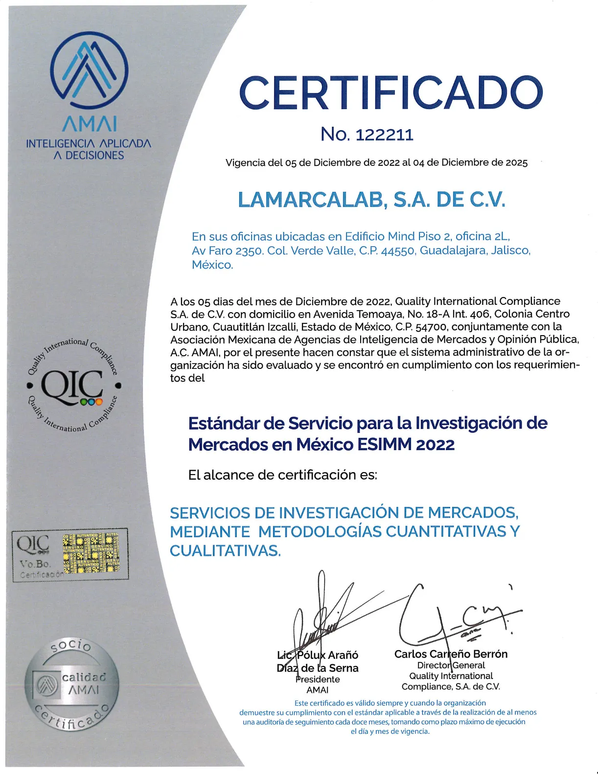 certification-esimm Certification ESIMM